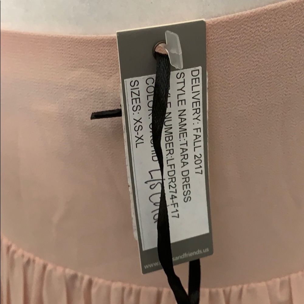 NWT Lovers + Friends Pink Tara Mini Babydoll Dress - Picture 6 of 8